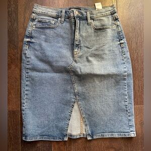 Banana Republic Blue Denim A-Line Skirt